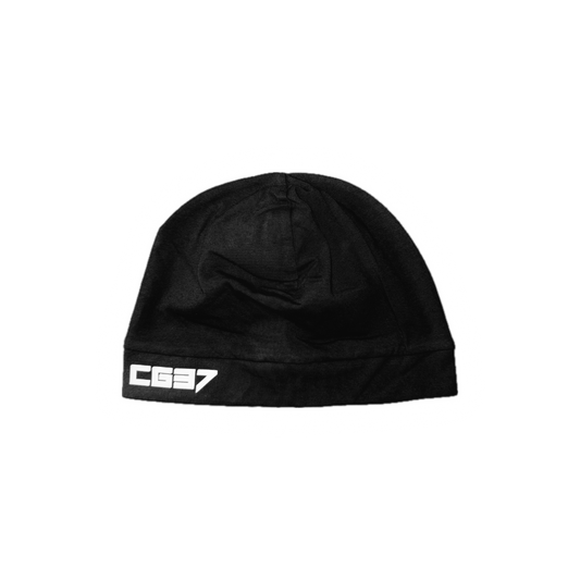 CG37 Black/White Skull Cap