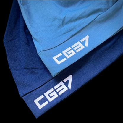 CG37 Navy Blue Skull Cap